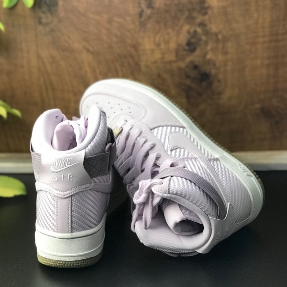 NWT Nike Air Force 1 Hi PRM Bleached Lilac WMNS - Picture 4 of 8